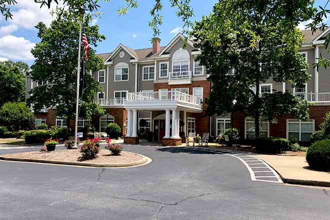 The Gables Greenville, SC | Clubhouse Exterior