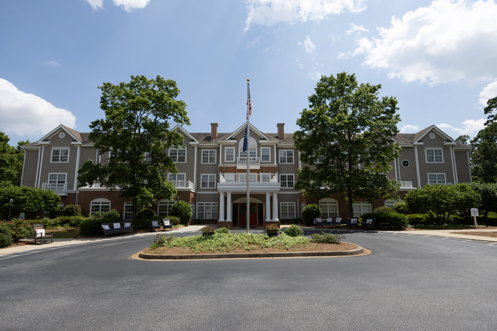 The Gables Greenville, SC | Clubhouse Exterior