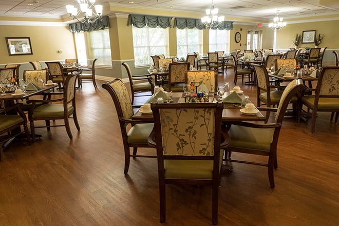 The Gables Greenville, SC | Clubhouse Dining